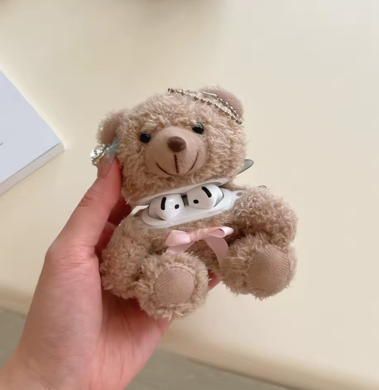 Plushie teddy AirPods case🐘